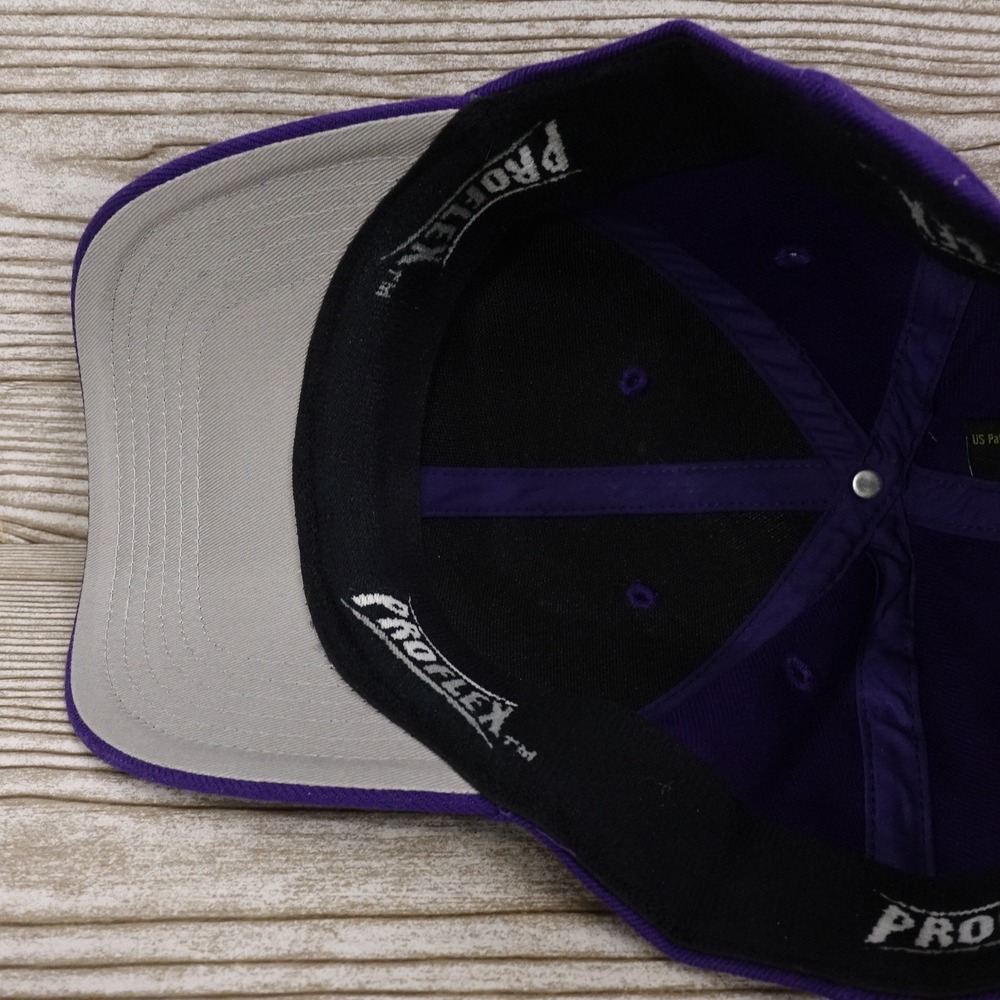 PROFLEX Hat Cap Fitted Mens Small Medium Wool Blend Baseball Athletic Comfort - Picture 7 of 9